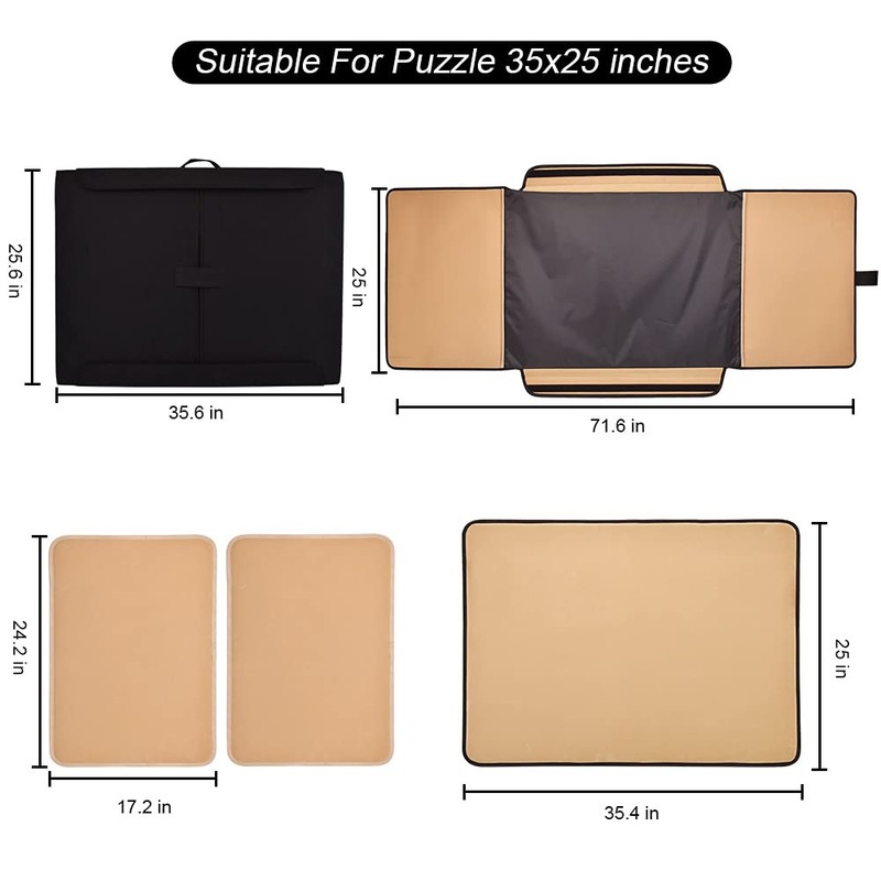 1500 Pieces Jigsaw Puzzle Board, Portable Puzzle Board, Jigsaw Puzzle