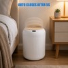 10L Automatic Motion Sensor Trash Can with Lid and Pressure