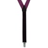 TigerTie Men's Plain Braces - Purple - One size