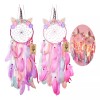 Unicornio De Luz Nocturna 2pieza (s) Atrapasueños Led Atrapa