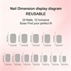 Flower Press on Nails with 3D Design Glossy Yellow French