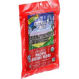 Emerald Cove, Nori Toasted 50 Sheets Organic, 4.4 Ounce