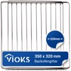VIOKS Oven Grate Extendible 350/520 mm x 320 mm Stainless
