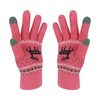 VENI MASEE Winter Women Lovely Deer Print Double Layer Keep