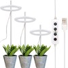 Plant Grow Light 3.3in Diameter 3 Heads Easy Operation Brightness