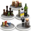 Simple Houseware lazy susan spice organizer, 5 Pack, White