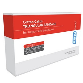 AEROBAND Cotton Calico Triangular Bandage 110 x 110 x 155cm 1 Pack
