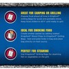 Kingsford Grilling Extra Tough Aluminum Grill Bags, For Locking in