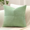 OTOSTAR Set of 1 Decorative Throw Pillow Cover Soft Corduroy