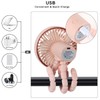 Mini Handheld Baby Stroller Fan, Personal Portable Fan with Flexible