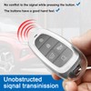 Key Fob Cover Case Compatible for Hyundai Santa Fe Sonata