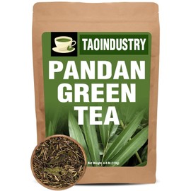 TAOindustry Pandan Tea 4oz Green Tea Infused with the aroma of pandan leaves - Tra Dua Th...