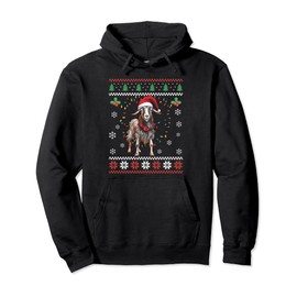 Goat Ugly Christmas Sweater Xmas for Adults Kids Pullover Hoodie