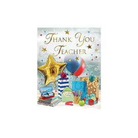 Regal Publishing Thank You Teacher Card - 8 x 6 inches