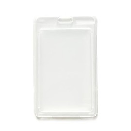 [玉川製作所] Butterfly Clear 広く開いてカードの出し入れがしやすいIDカードケース ストラップで無駄な開閉を防止！タテ型