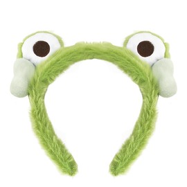 Frog Spa Headband for Wahing Face animal ears Head Wraps Band Cute Funny Makeup Skincare headband Headwear Soft Hairband for Skin Care Yoga Hair Hoop Accessories for Women Girls Hair Hoops Green