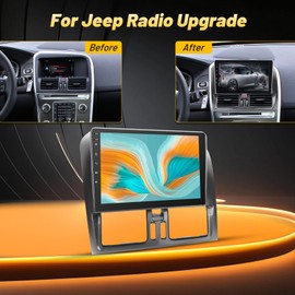 2+64G for Volvo XC60 2008-2017 Android Car Stereo with Wireless Carplay and Android Auto - 9 Inch HD Touchscreen Radio with EQ DSP, GPS, WiFi, FM/RDS + AHD Rear View Camera