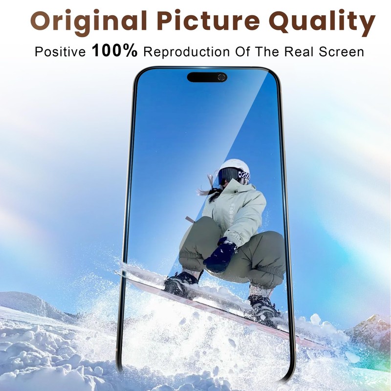 Fotbor 15 Pro Max Screen Protector