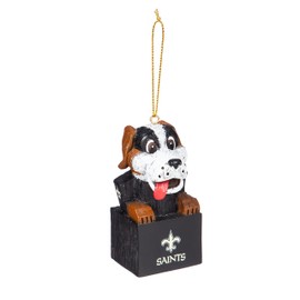 Team Sports America 3OT3819MAS New Orleans Saints Mascot Ornament