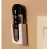 Wall Holder Mount for Hunter Ceiling Fan Remote - White