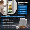 Replace EAU65058305 Refrigerator Evaporator Fan Motor Assembly Compatible with LG