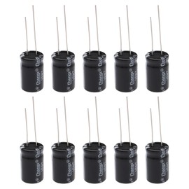EMSea 10pcs Electrolytic Capacitor 1000UF 35V Long Life 105°C Suitable for Repairing Electronic Applications of TV Power Supplies (13 x 20 mm)