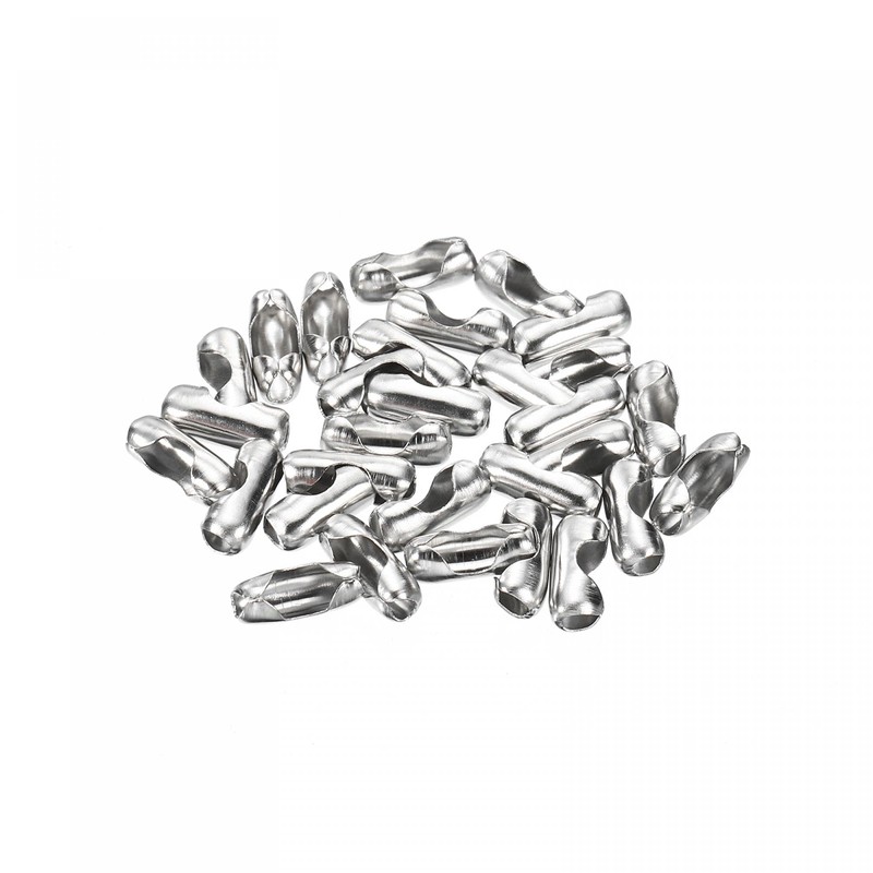 sourcing map Ball Chain Connector Clasps, Stainless Steel Replacement Cord