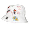Guinness White Sun Bucket Hat with Doodle Designs