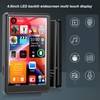 MP3 Player 4 Inch Full Touch Screen HD Noise Reduction