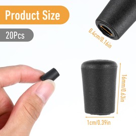 Aeaocvo 20PCS Rubber Feet for Sink Grid Kitchen Sink Grate Rubber Feet Sink Protector, Black Wire Bumper Replacement Protector Parts for Home Kitchen Sink Rack