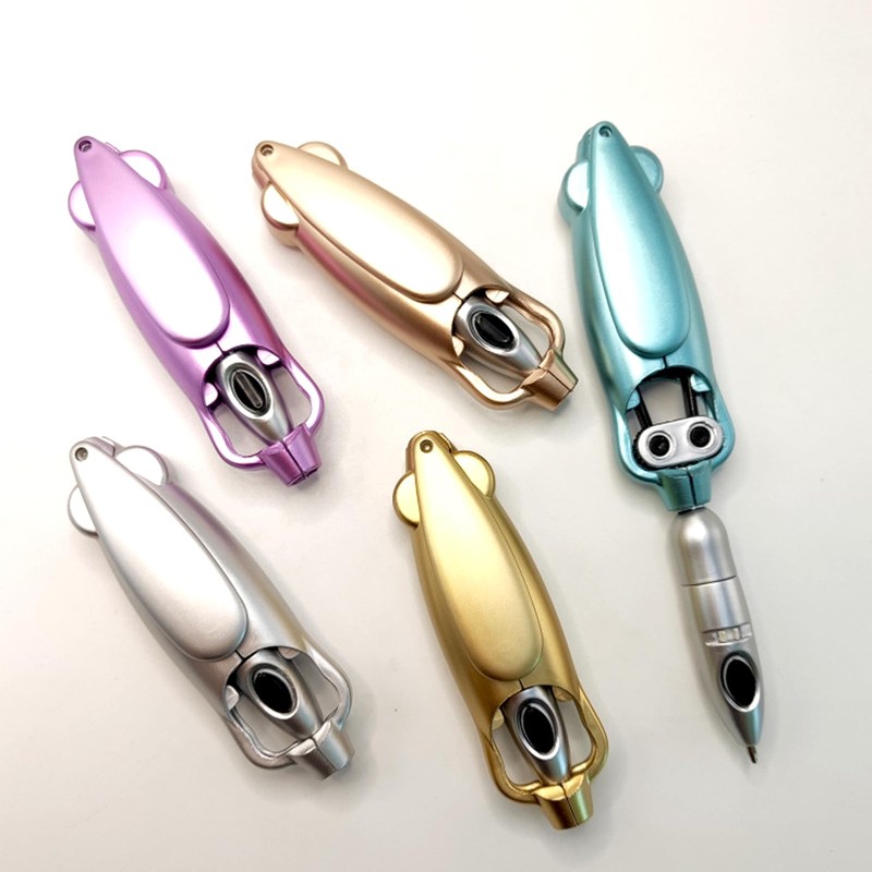 Lopenle Set of 4 Deformation Design Ballpoint Pen Purple Transformer