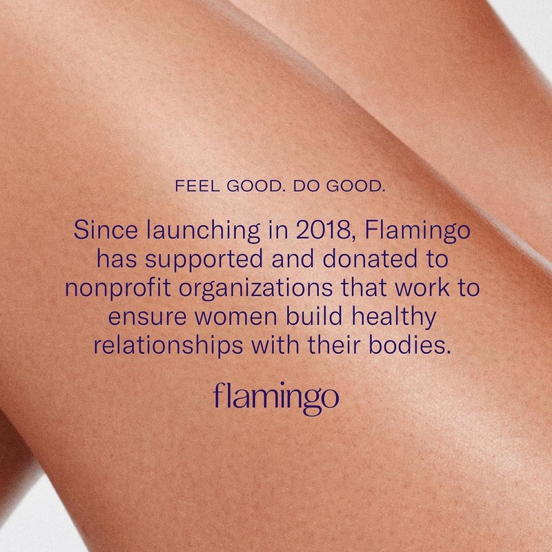 Flamingo Moisture Plus Women's Razor Set - Razor Handle, 4