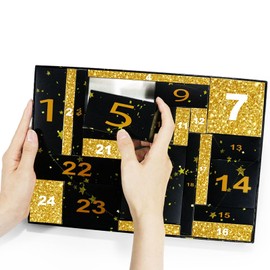 Dynaeuty Advent Calendar 2024, Makeup Set Box, Anticipation of Christmas with 24 Beauty Moments, Christmas Calendar with Makeup Products such as Lipstick, Eyelashes, Eyeshadow & Much More #B