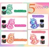 Chameleon Mica Powder 5 x 3g, Color Shift Mica Set，for