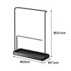 Yamazaki 6988 Sunglasses & Accessory Stand, Black, Approx. W 7.9