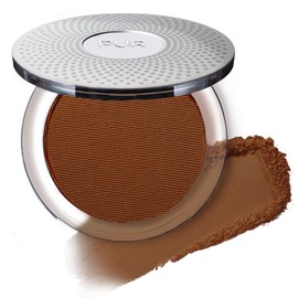 PUR Beauty 4-in-1 Pressed Mineral Makeup Powder Foundation with SPF 15 - Concealer & Finishing Compact Pressed Powder for Face - Buildable Medium to Full Coverage Foundation Powder (Chestnut)