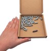 SKIR'CO (Pack of 30) Zinc Plated Euro Screws 6.2 x