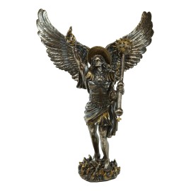 Ebros Saint Uriel Archangel Statue Light of God Cherub Angel of Repentance