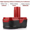 For Craftsman 2Pack for Craftsman 19.2 Volt C3 DieHard Battery