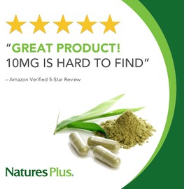 NaturesPlus Zinc Tablets - 10 mg, 90 Vegetarian Supplements - Immune System Supplement for Cellular Growth & Repair - Promotes Healthy Digestion, Metabolism & Vision - Gluten-Free - 90 Servings