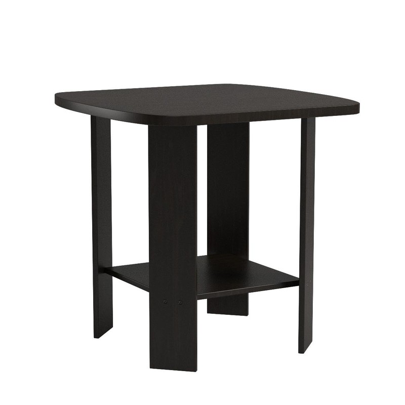 Furinno Simple Design End Table, 2-Pack, Espresso
