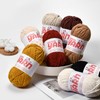 Plush Chunky Chenille Yarn for Crocheting, Soft Fluffy Velvet Yarn