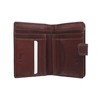 Tony Perotti Wallet Full Grain Leather with Flap Closure and