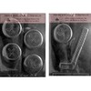 Hockey Stick Hockey Puck Chocolate Mold Hockey chocolate candy mold
