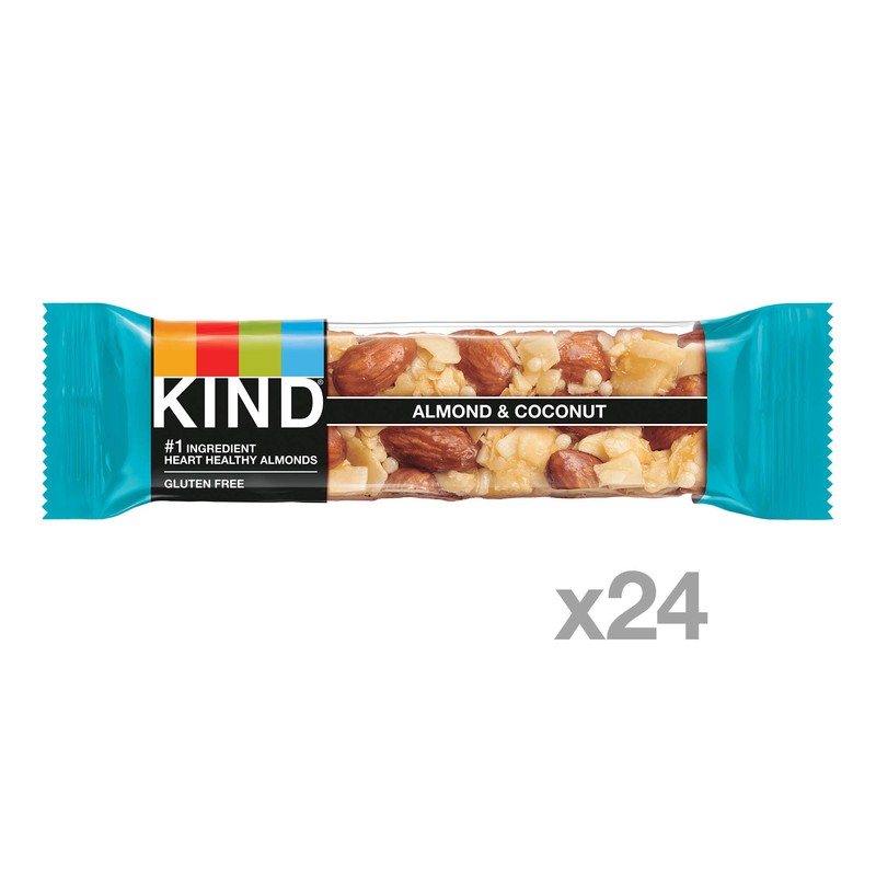 KIND Nut Bars, Almond & Coconut, Healthy Snack Bars, Gluten