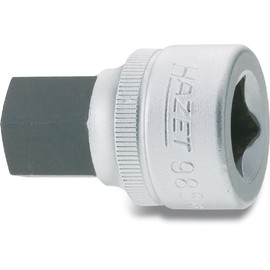 HAZET Short Hexagon Socket (Insertion Angle 0.5 inches (12.7 mm) 985-8 Hexagon Socket