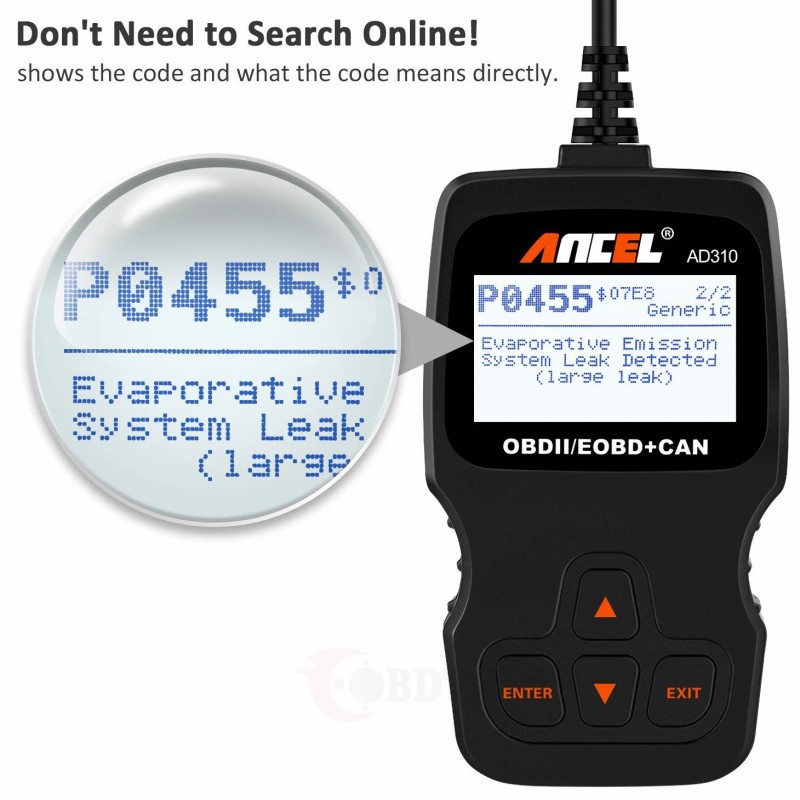 ANCEL AD310 Classic Enhanced Universal OBD II Scanner Car Engine