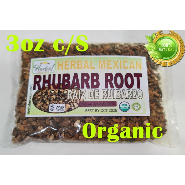 Rhubarb root,Rubarbo,Ruibarbo,Ruibarbo Raiz,Rheum rhabarbarum 3oz!!!