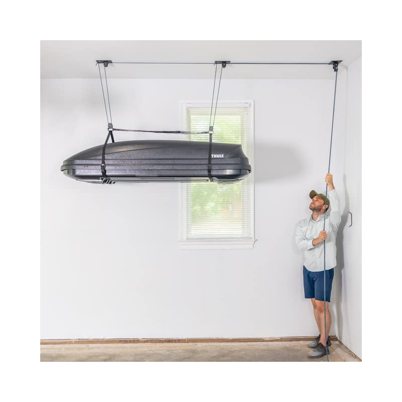 Teal Triangle Ceiling Storage Hoist for Cargo Box - Heavy