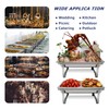 Chafing Dishes for Buffet, 9QT [Large Size and Sturdy] Heating